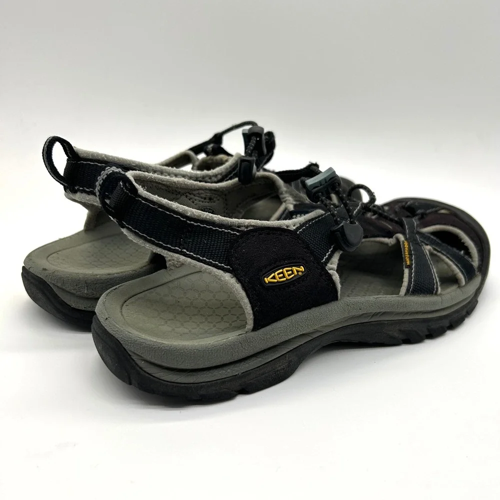 Keen Venice H2 Sandals Womens 11 Black Hiking Waterproof Gorpcore Trail Shoes
